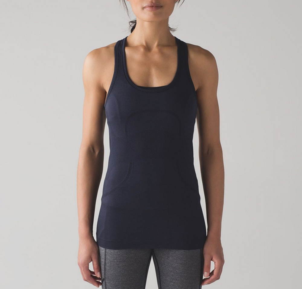 Lululemon Swiftly Tech Racerback Sz 6 Midnight Navy